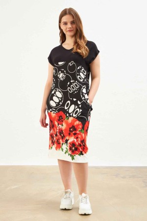222376 patterned DRESS