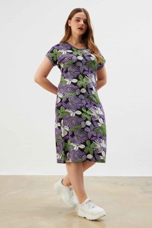 222377 patterned DRESS