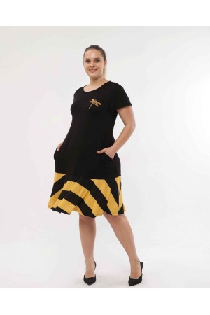 222379 TOPTAN DESENLİ ELBİSE