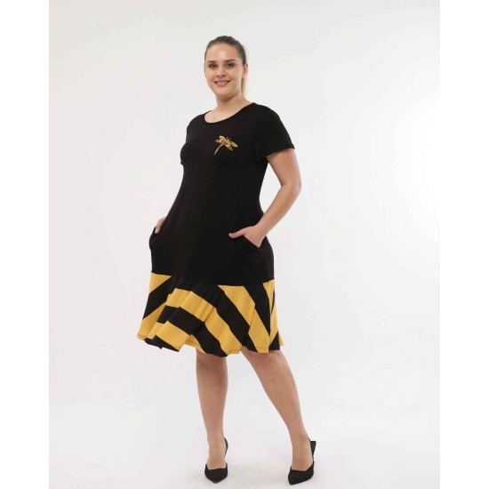 222379 patterned DRESS