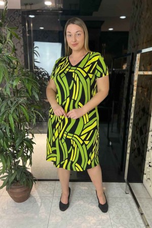 222386 patterned DRESS