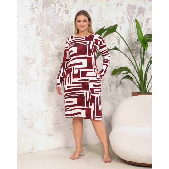 222391 patterned DRESS