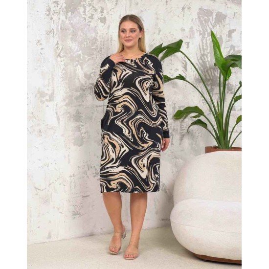 222400 patterned DRESS