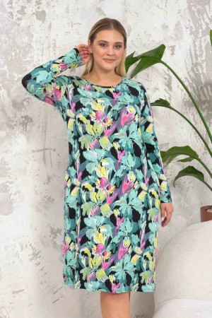 222403 patterned DRESS