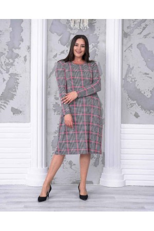 222405 TOPTAN DESENLİ ELBİSE