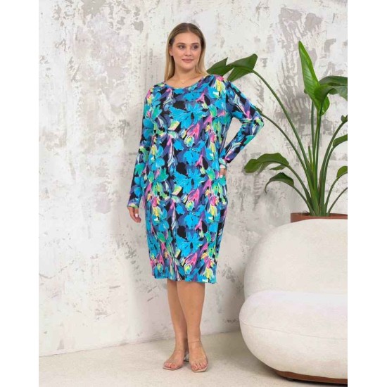 222409 patterned DRESS