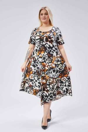 222420 patterned DRESS