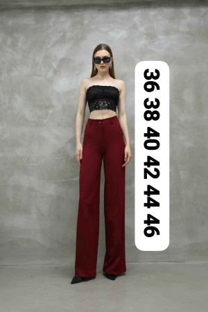 222438 TOPTAN BORDO PANTOLON