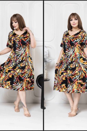 222449 patterned DRESS