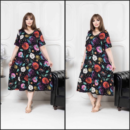 222450 patterned DRESS