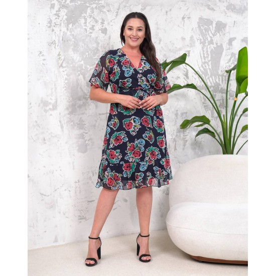 222462 patterned DRESS