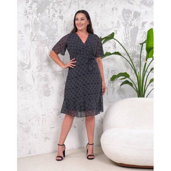 222463 patterned DRESS