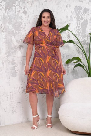 222465 patterned DRESS