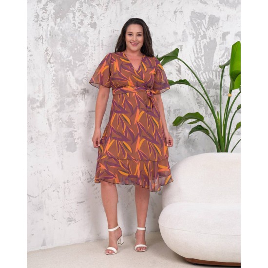 222465 patterned DRESS