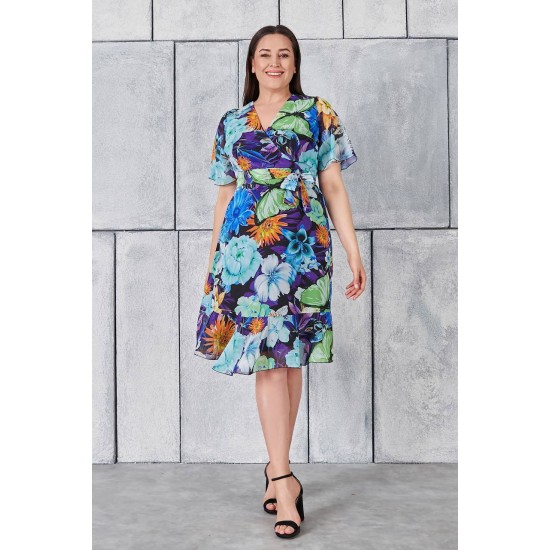 222474 patterned DRESS