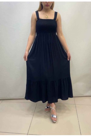 222687 TOPTAN LACİVERT ELBİSE