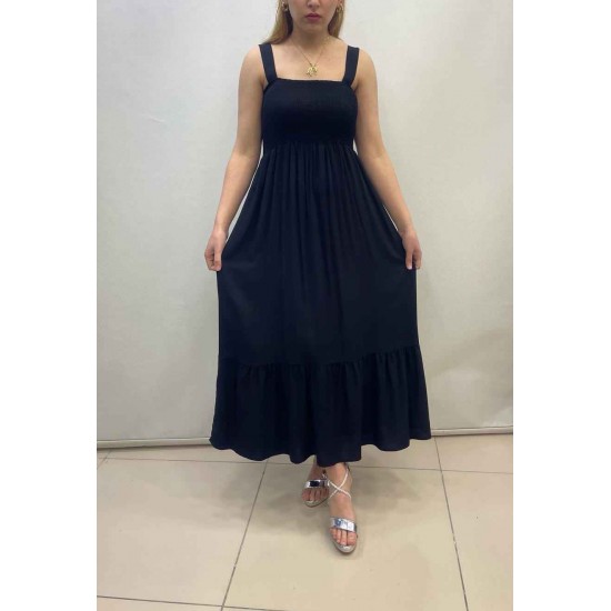 222687 TOPTAN LACİVERT ELBİSE