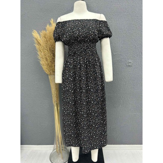 222699 TOPTAN DESENLİ ELBİSE