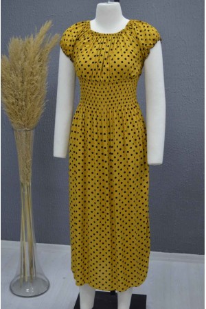 222717 TOPTAN DESENLİ ELBİSE