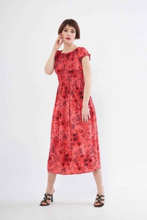 222718 patterned DRESS
