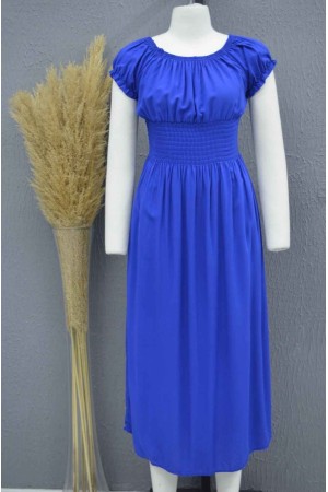 222722 TOPTAN SAKS ELBİSE