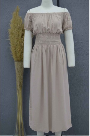 222724 TOPTAN BEJ ELBİSE