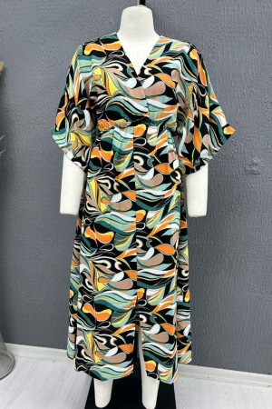 222735 patterned DRESS