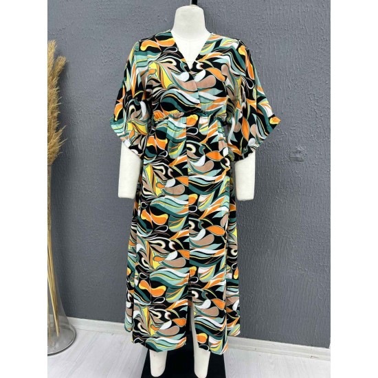 222735 patterned DRESS