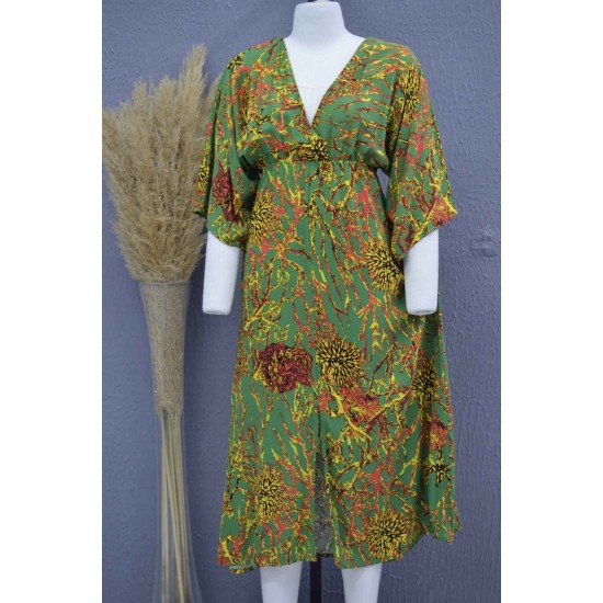 222739 patterned DRESS