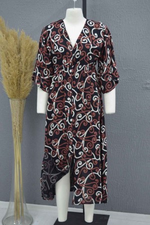 222743 patterned DRESS