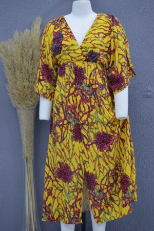 222744 patterned DRESS