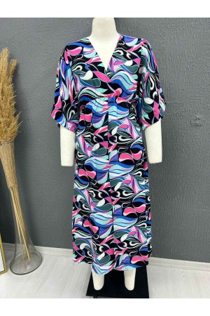 222747 patterned DRESS