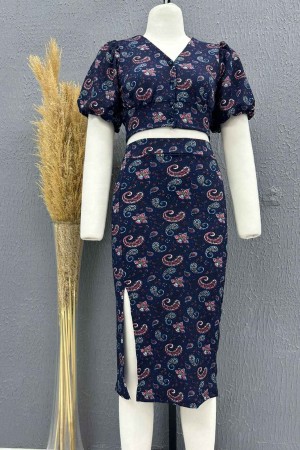 222759 TOPTAN DESENLİ ETEK TAKIM