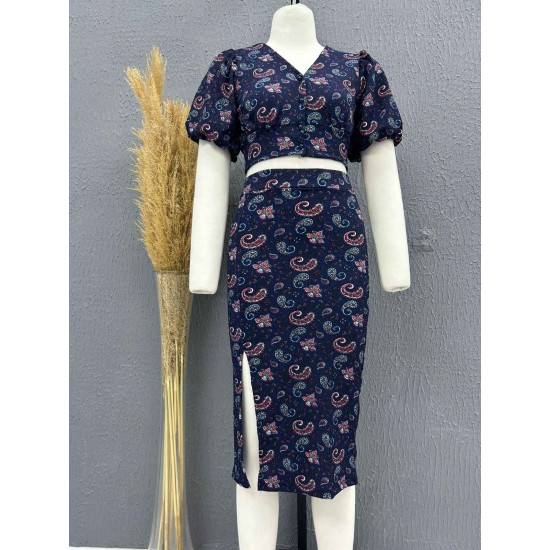 222759 TOPTAN DESENLİ ETEK TAKIM