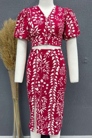 222764 TOPTAN DESENLİ ETEK TAKIM