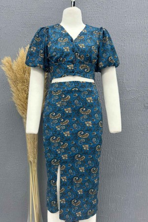 222765 TOPTAN DESENLİ ETEK TAKIM