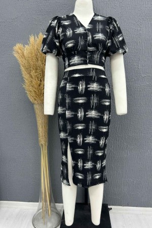 222766 TOPTAN DESENLİ ETEK TAKIM