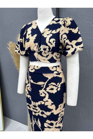 222767 TOPTAN DESENLİ ETEK TAKIM