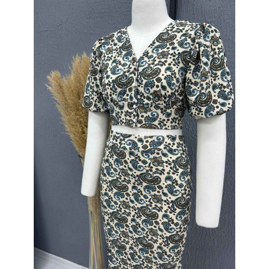 222768 TOPTAN DESENLİ ETEK TAKIM