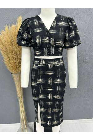 222771 TOPTAN DESENLİ ETEK TAKIM