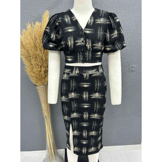 222771 TOPTAN DESENLİ ETEK TAKIM