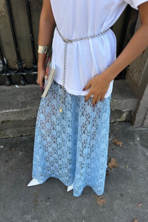 222785 TOPTAN BEBE MAVİ ETEK