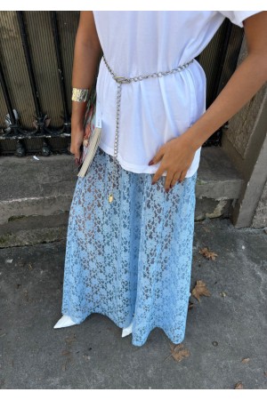 222785 TOPTAN BEBE MAVİ ETEK