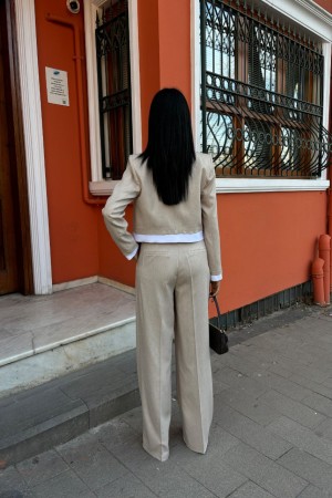 222797 TOPTAN BEJ PANTOLON TAKIM