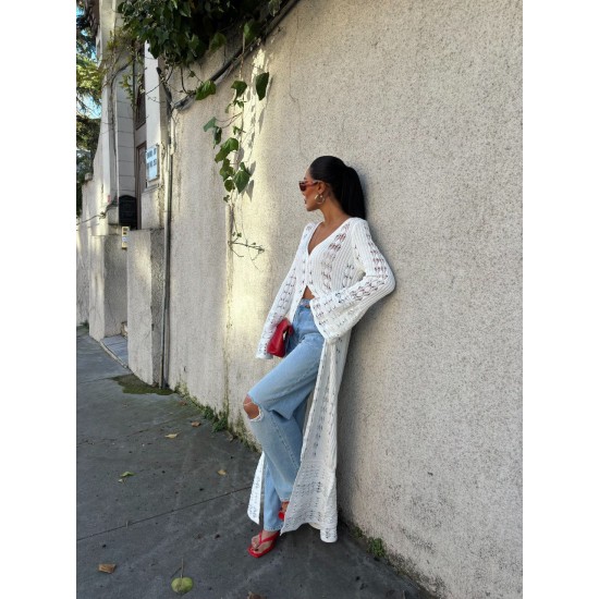 222800 white CARDIGAN