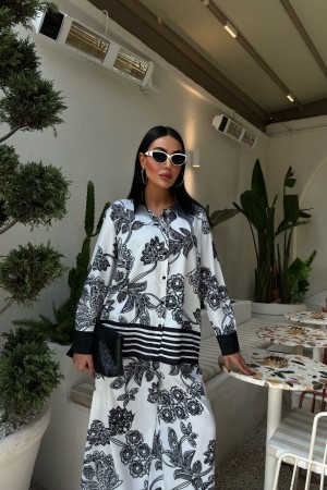 222809 TOPTAN DESENLİ PANTOLON TAKIM