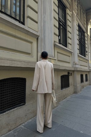 222818 TOPTAN BEJ PANTOLON TAKIM