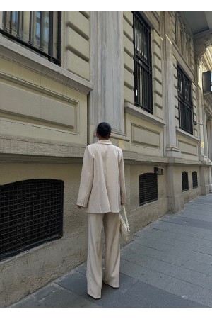 222818 TOPTAN BEJ PANTOLON TAKIM