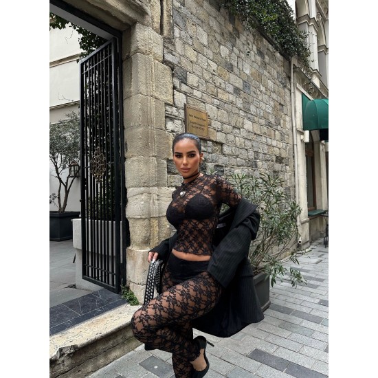 222838 TOPTAN SİYAH PANTOLON TAKIM