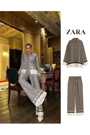 222843 TOPTAN DESENLİ PANTOLON TAKIM